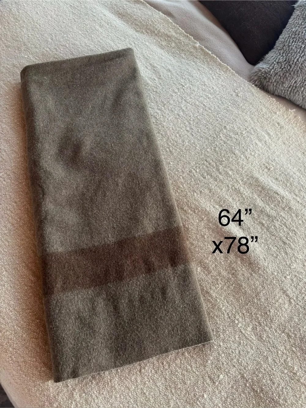 Antique Wool Military Blanket
